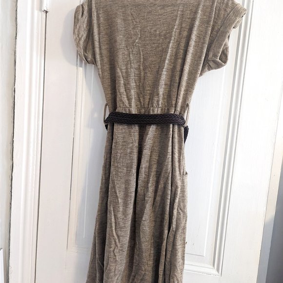 Downeast Basics Dress, Brown/Tan, Medium (Modcloth) - Picture 2 of 3